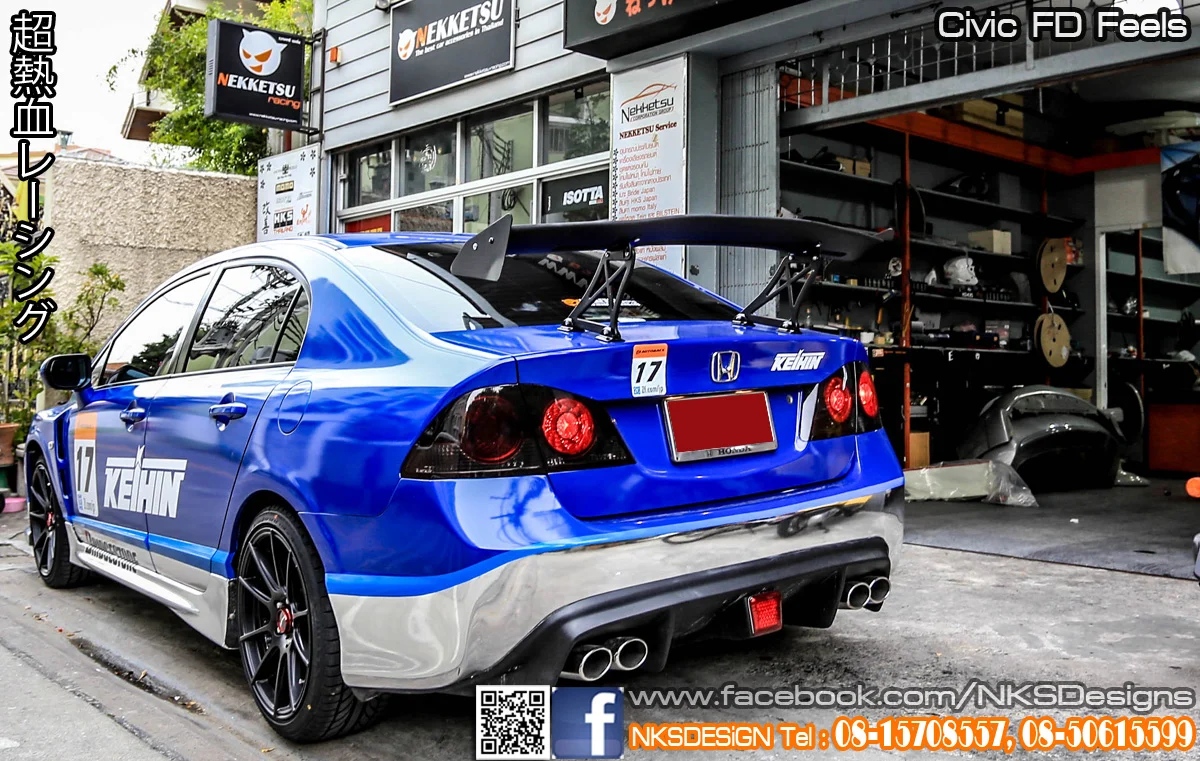 รูปชุดแต่ง ชุดแต่ง Honda Civic FD 06 11 Feels ภาพที่ 13