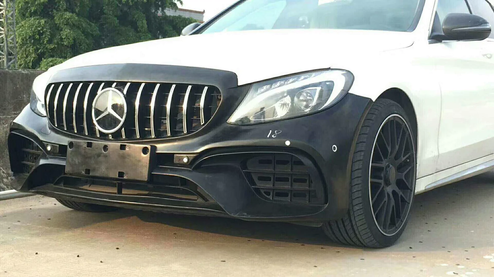 รูปชุดแต่ง ชุดแต่ง Mercedes-Benz C Class W205 2018 2020 C63 AMG ภาพที่ 1