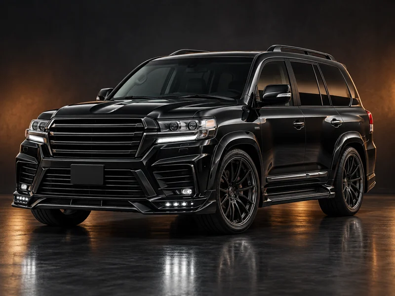 ภาพจำลองชุดแต่ง ชุดแต่ง Toyota Land Cruiser 2016 2018 WALD มุมด้านหน้า สำหรับการนำเสนอ