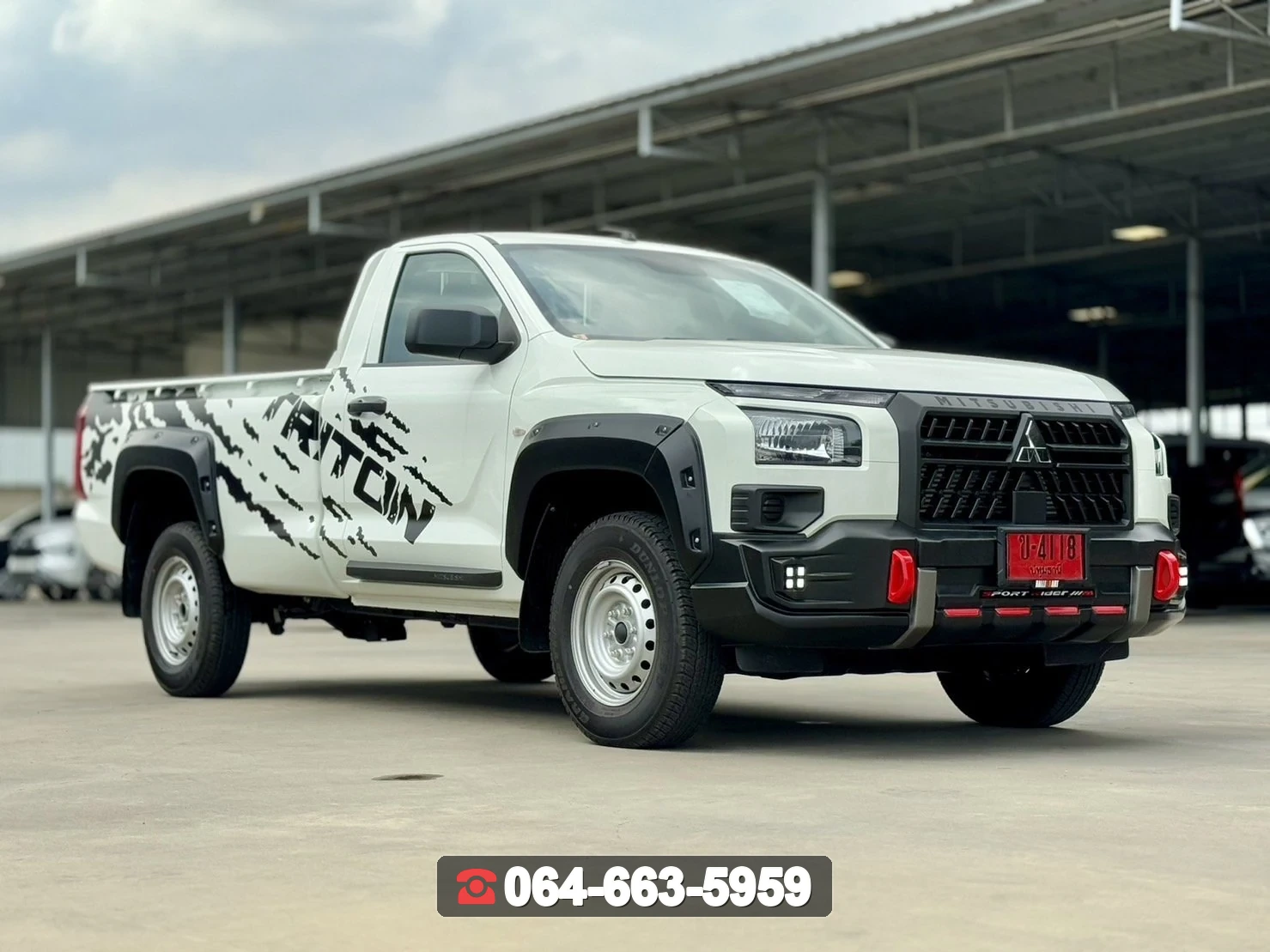 ชุดแต่ง MITSUBISHI Triton 2023 รุ่น Single Cab RiderM ภาพ 4