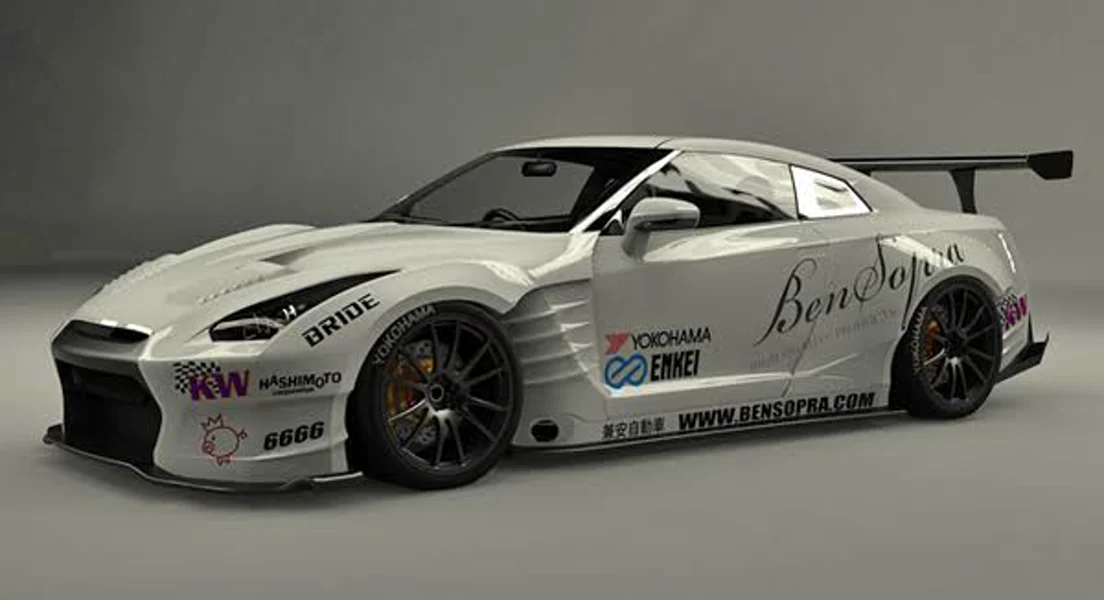 รูปชุดแต่ง ชุดแต่ง Nissan GTR R35 BenSopra ภาพที่ 9