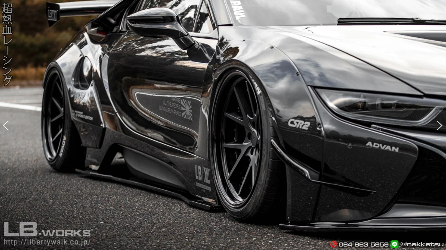 รูปชุดแต่ง ชุดแต่ง BMW i8 LB WORK ภาพที่ 4