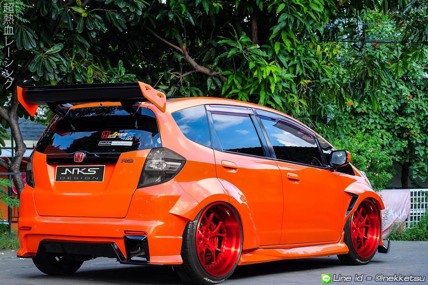 รูปชุดแต่ง ชุดแต่ง Honda Jazz GE 2008 2013 Wide Body V.1 ภาพที่ 5