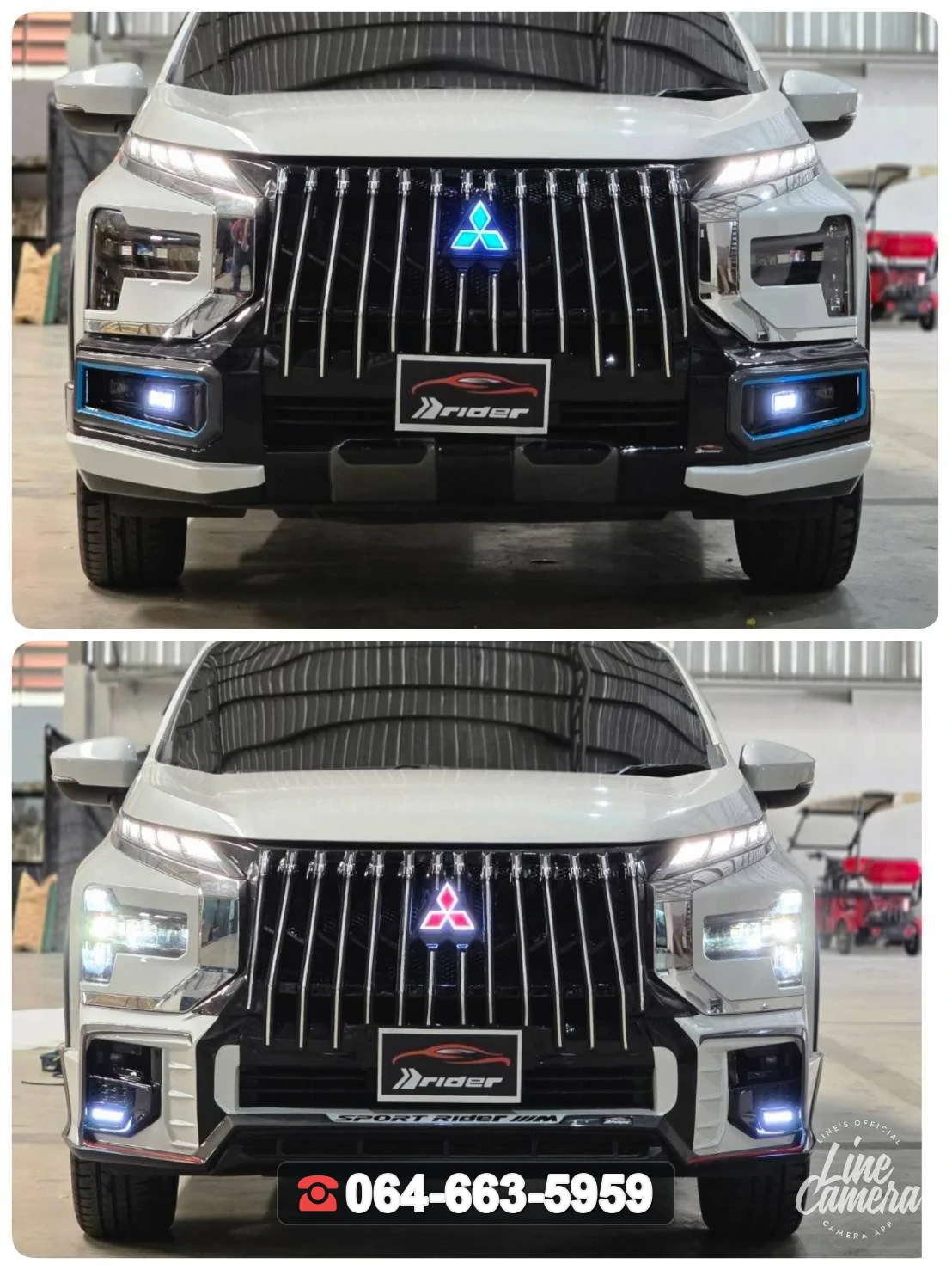 ชุดแต่ง MITSUBISHI กระจังหน้า Xpander Cross 2023 V.3 RiderM ภาพ 2