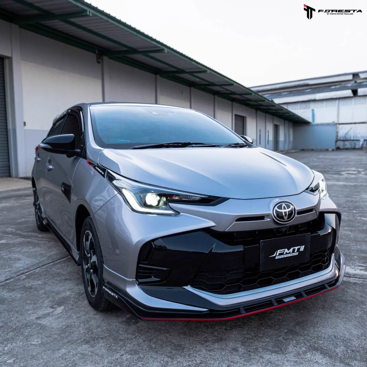 รูปชุดแต่ง ชุดแต่ง Toyota Yaris Ativ 24 26 Drive68 5ประตู ภาพที่ 8