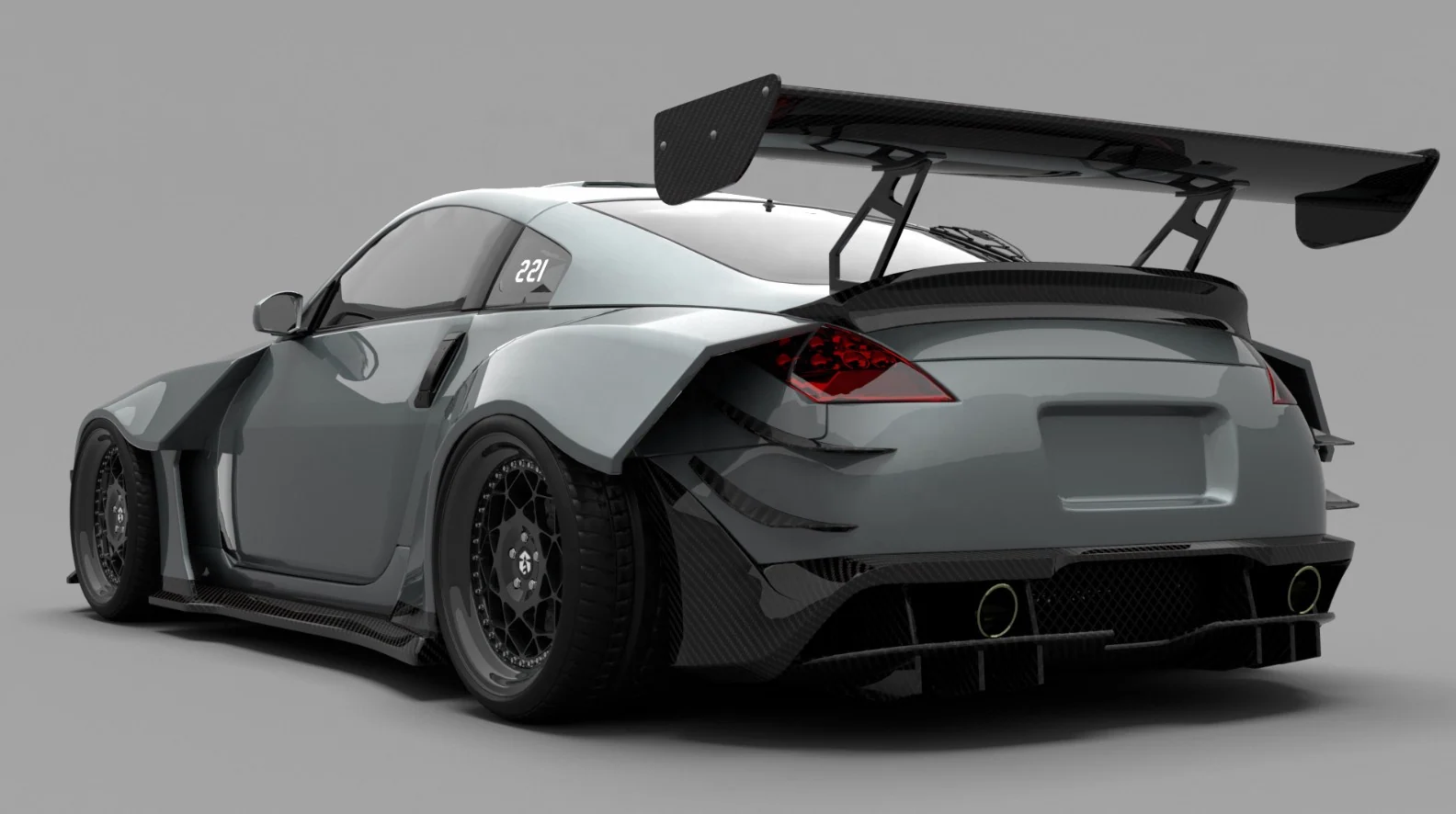 รูปชุดแต่ง ชุดแต่ง Nissan 350Z Wide Body 2021 ภาพที่ 5