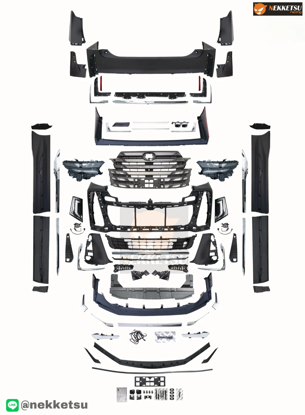 รูปชุดแต่ง ชุดแต่ง Toyota Alphard AH30 2015 2018 แปลงหน้า Vellfire 40 ภาพที่ 2