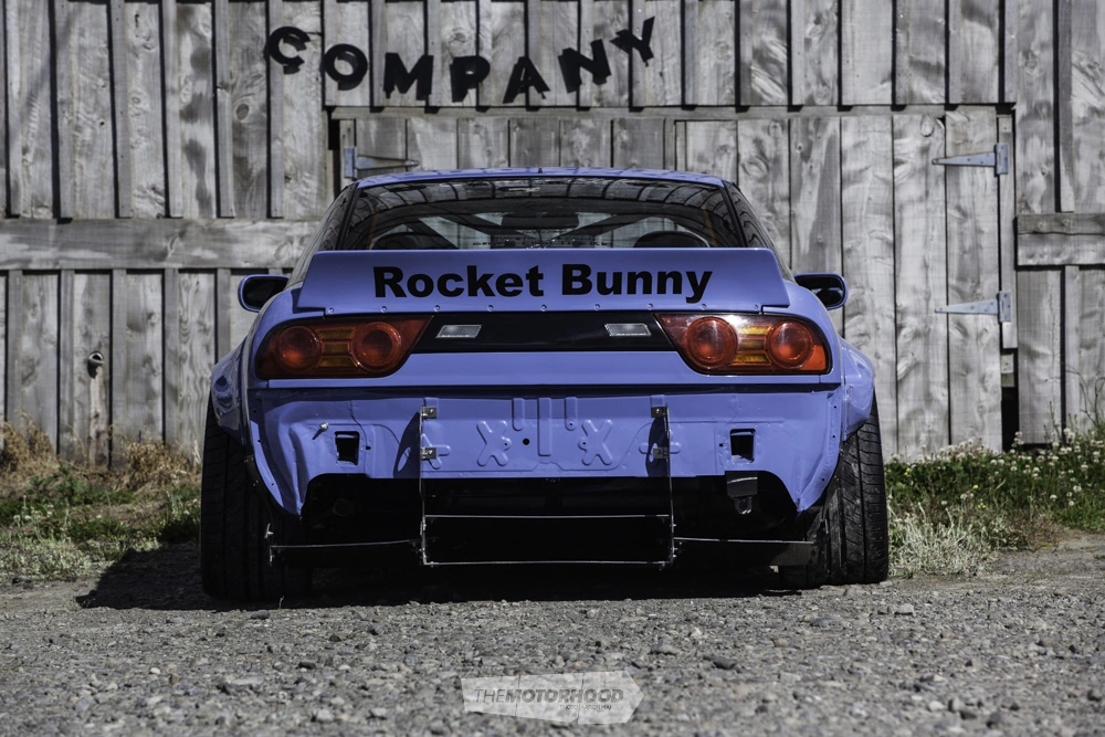 สปอยเลอร์หลัง NISSAN 180SX RPS13 Rocket Bunny Racing V2.0 Duck Wing ภาพสินค้าที่เลือก