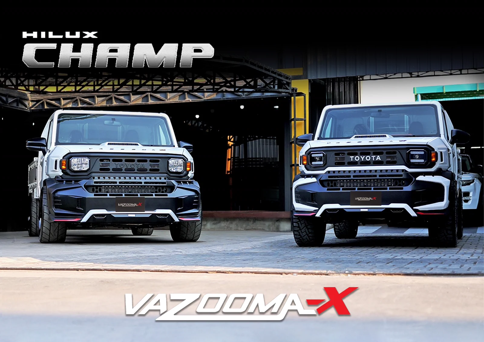 รูปชุดแต่ง ชุดแต่ง Toyota Hilux Champ 2024 Vazooma X ภาพที่ 20