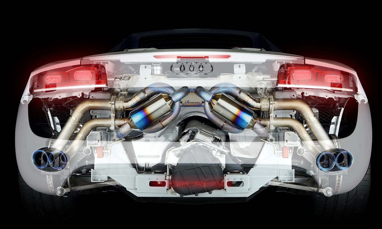 ชุดแต่ง Audi R8 Spyder 5.2(V10) 42BUJF 2010.10~2013.03 Rowen Japan ภาพ 19