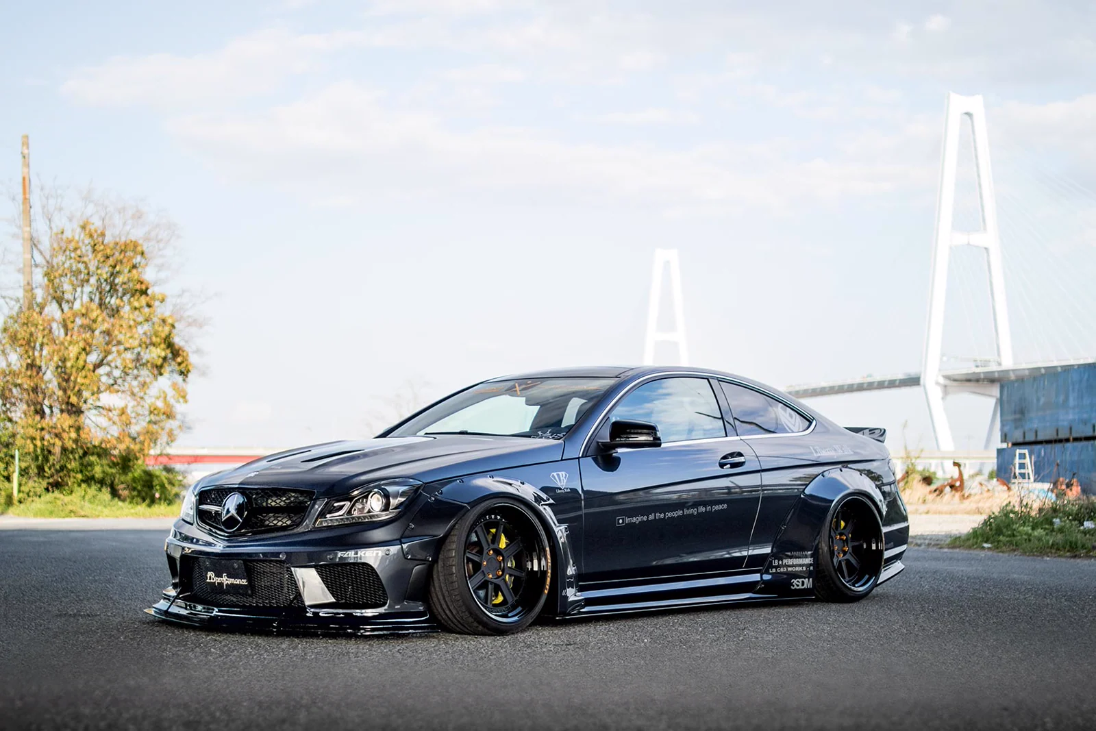 รูปชุดแต่ง ชุดแต่ง Mercedes-Benz C Class W204 2010 2014 LB WORK ภาพที่ 13
