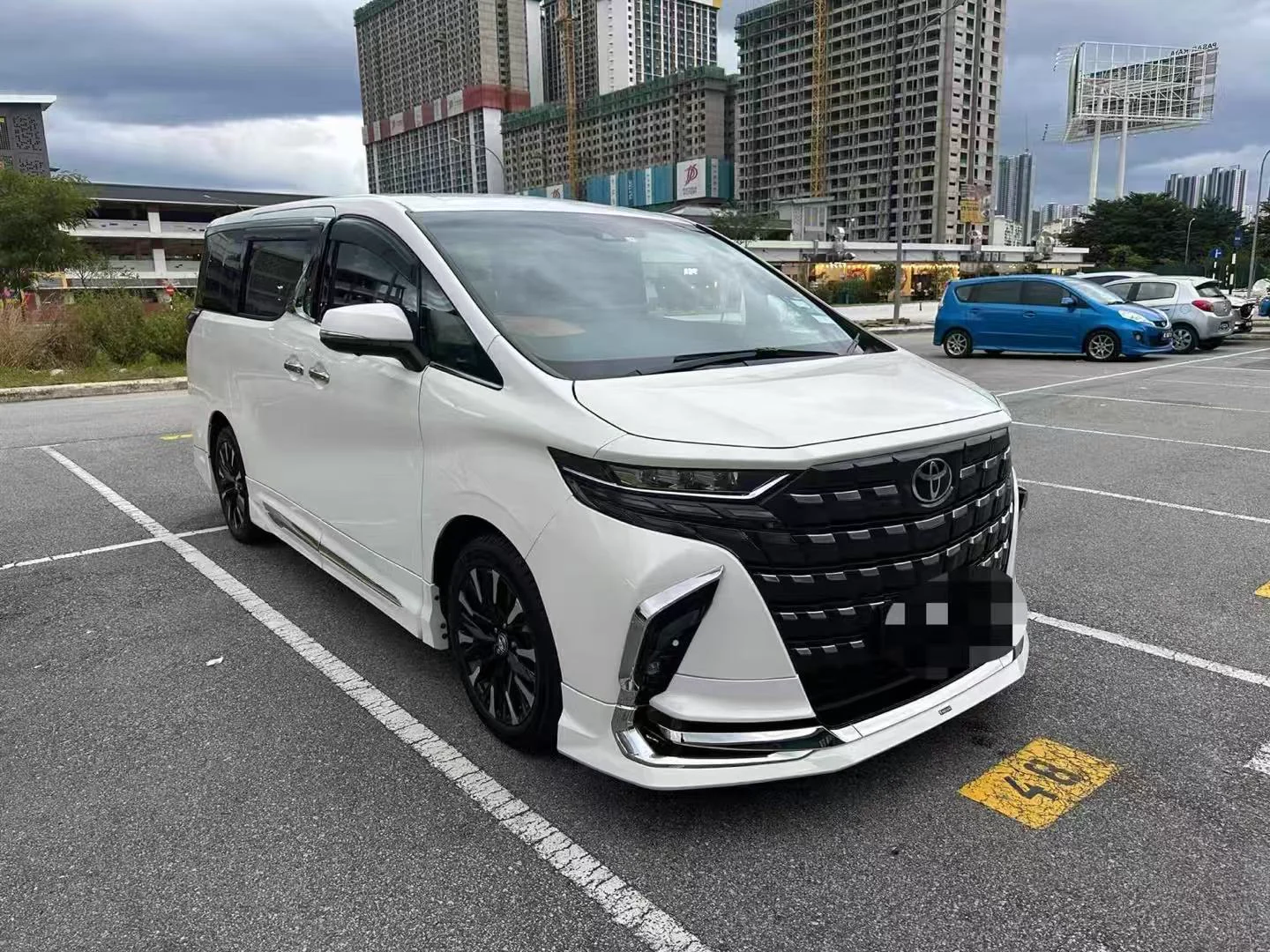 รูปชุดแต่ง ชุดแต่ง Toyota Alphard AH30 2018 2021 แปลงหน้า A40 2025 ภาพที่ 6