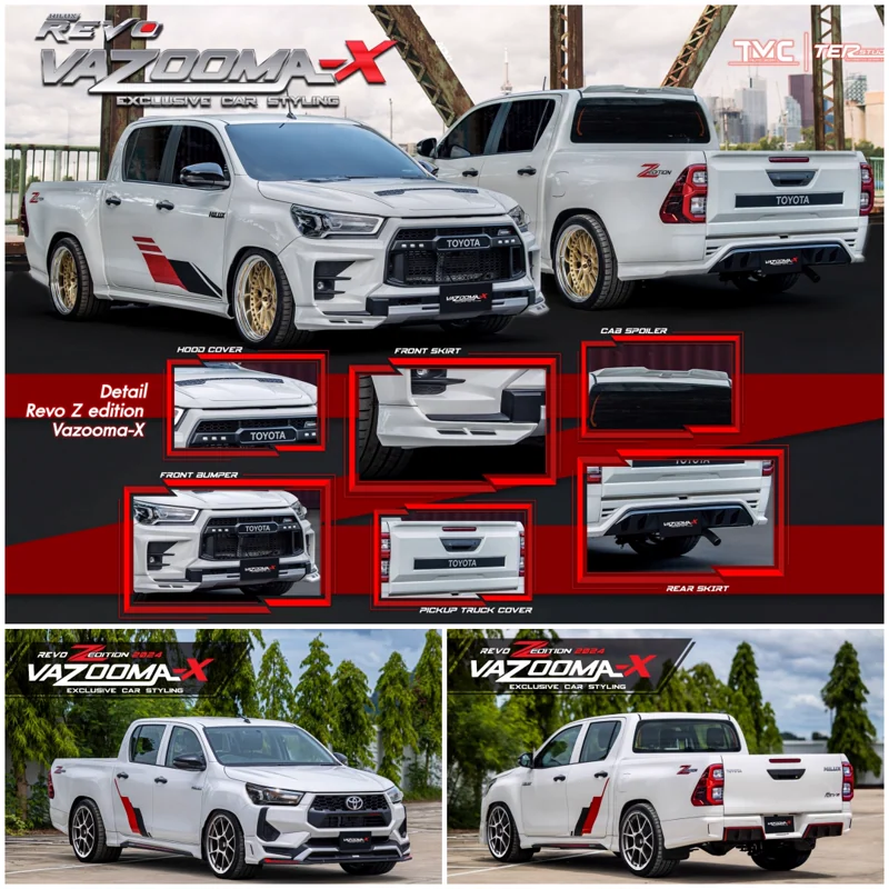 รูปชุดแต่ง ชุดแต่ง Toyota Hilux Revo 2020 2024 Vazooma X 2024 ภาพที่ 1