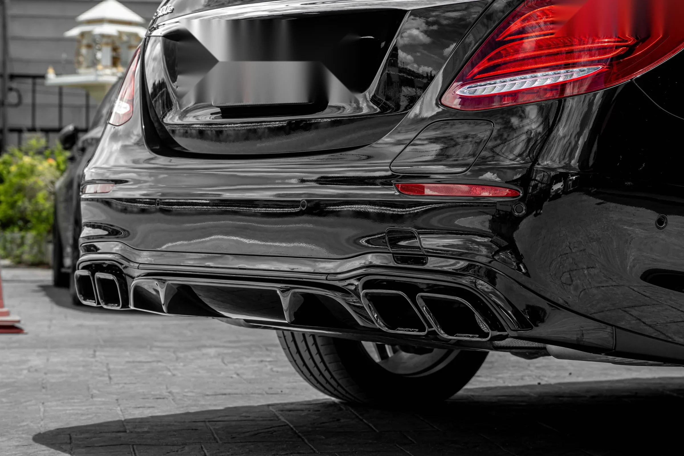 ชุดแต่ง MERCEDES BENZ E53 W213 Mercedes-Benz W213 E300e x ดิฟฟิวเซอร์หลัง with Exhaust Tips Prodrive Shop ภาพ 4