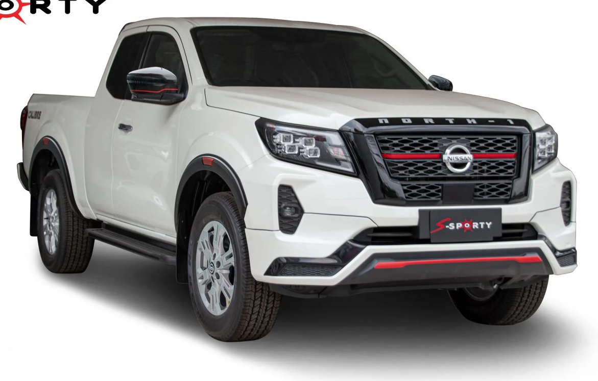 ชุดแต่ง NAVARA 2021 – NORTH 1 (ตัวสูง) ภาพรถเต็มคันมุมหน้าจากต้นทาง S-Sporty