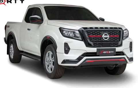 ชุดแต่ง NAVARA 2021 – NORTH 1 (ตัวสูง) ภาพรถเต็มคันมุมหน้าจากต้นทาง S-Sporty