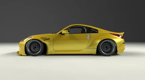 โป่งซุ้มล้อหน้า - 45mm (ชิ้นแยก) - V1.0 NISSAN 350Z [Z33] Rocket Bunny Racing ภาพสินค้า 1