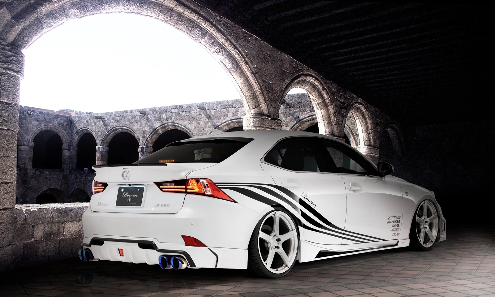 ชุดแต่ง LEXUS IS F-SPORT 350/300h/200t/250 GSE3#/AVE30/ASE30 2013.05~2016.09 Rowen Japan ภาพ 2
