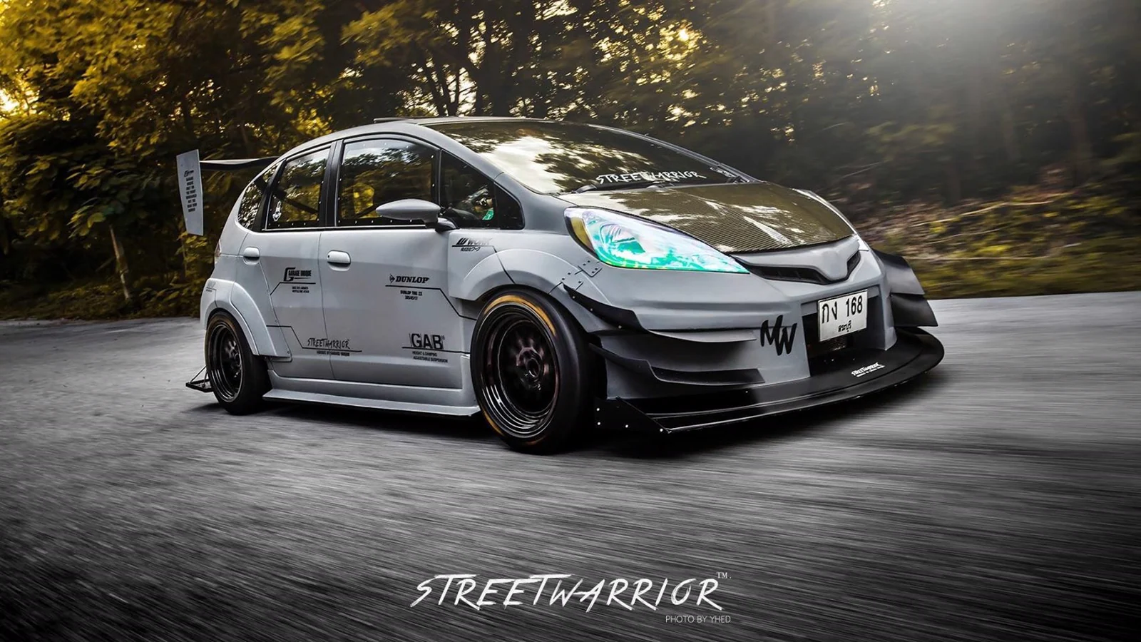 ชุดแต่ง Honda Jazz GE 2008 2013 Wide Body V.2