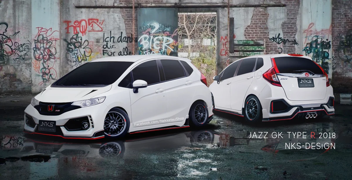 รูปชุดแต่ง ชุดแต่ง Honda Jazz GK 2014 2019 Type R 2019 ภาพที่ 10