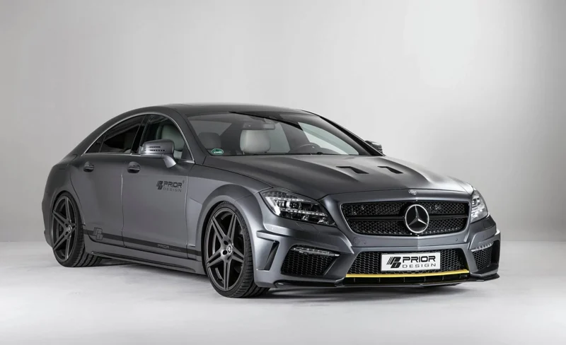 ชิ้นเสริมฝากระโปรงหน้า Prior Design PD550 Black Edition Bonnet Add-On for Mercedes CLS C218 ภาพสินค้าที่เลือก
