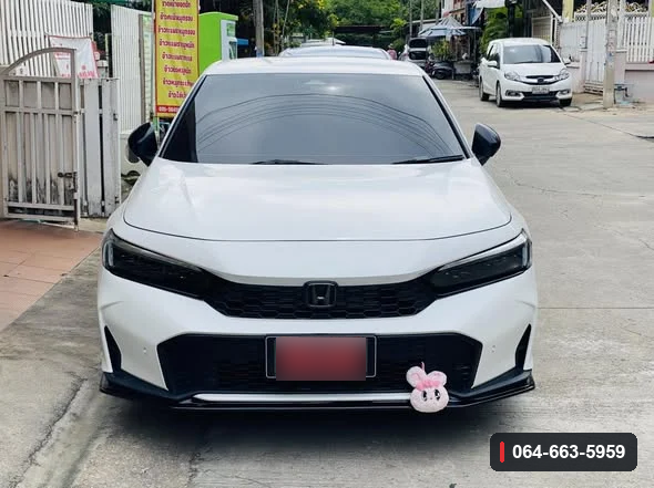 ภาพลิ้นต่อกันชนหน้า Honda Civic FE MC หลังติดตั้ง