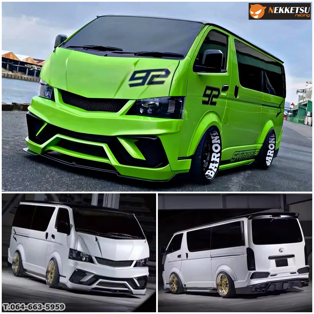 รูปชุดแต่ง ชุดแต่ง TOYOTA Commuter รถตู้ 2005 2018 2014 2018 LAMBO ภาพที่ 4