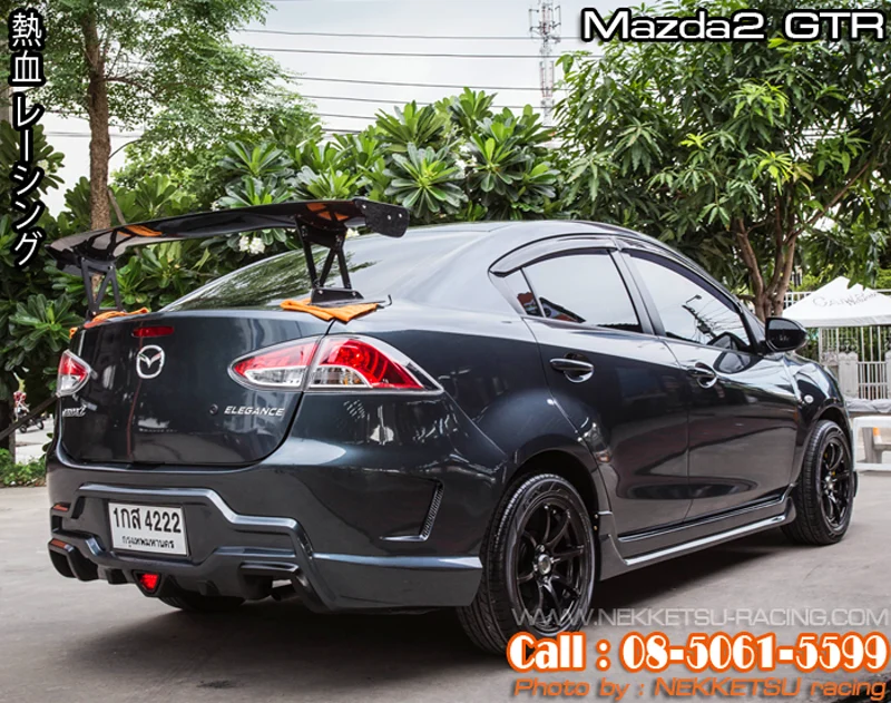 รูปชุดแต่ง ชุดแต่ง Mazda Mazda2 2009 2014 GTR 4 ประตู ภาพที่ 7