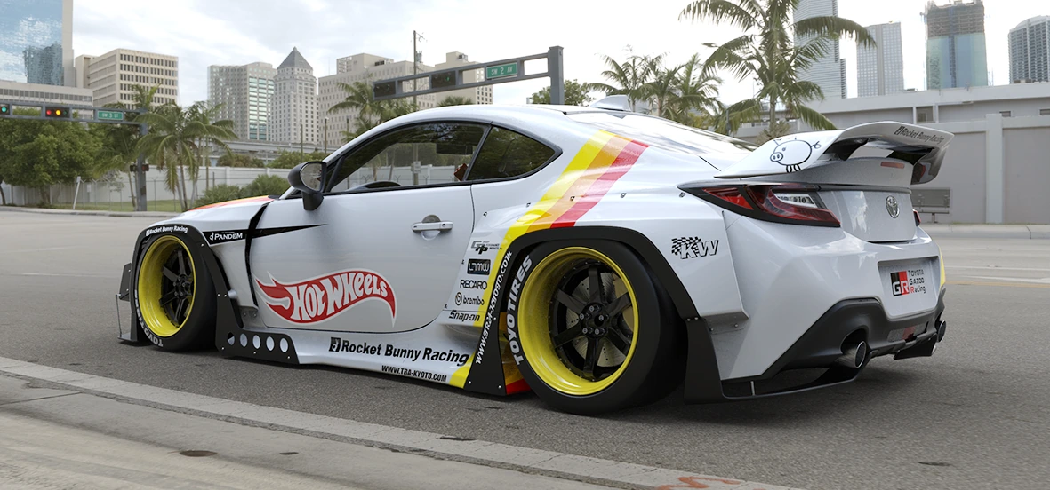 วิงสปอยเลอร์ท้าย Pandem TOYOTA GR86 V1.0 ภาพสินค้าที่เลือก