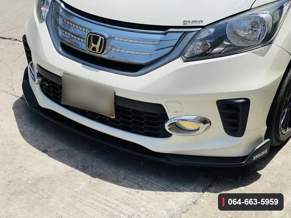 ภาพลิ้นต่อกันชนหน้า Honda Freed GB3 หลังติดตั้ง