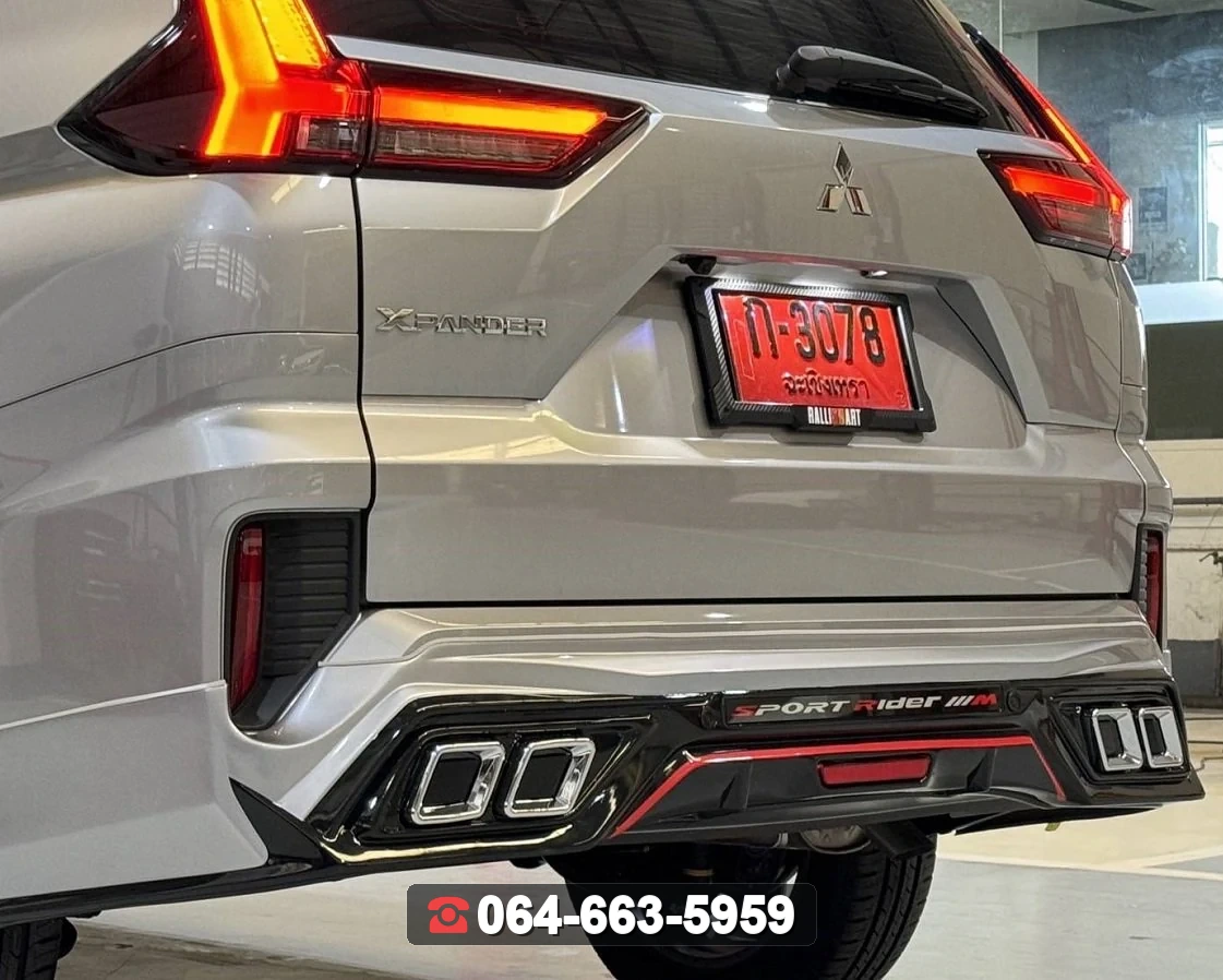 ชุดแต่ง MITSUBISHI Xpander GT 2022 V.2 ท่อเหลี่ยม RiderM ภาพ 3