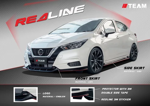 ชุดแต่ง NISSAN ALMERA WILD 2021 V.1 ( 2 PIPE) ภาพที่ 3