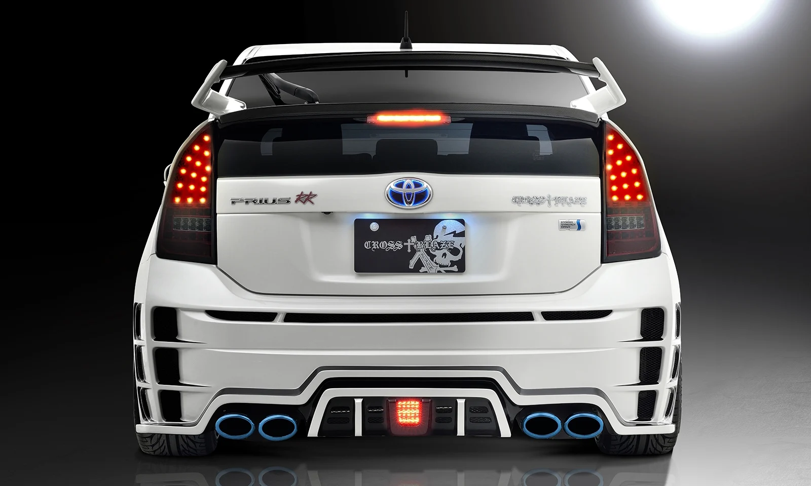 ชุดแต่ง TOYOTA 30 PRIUS MODEL Bumper type ZVW30 2011.12~2015.11 CROSS+BLAZE Rowen Japan ภาพ 5