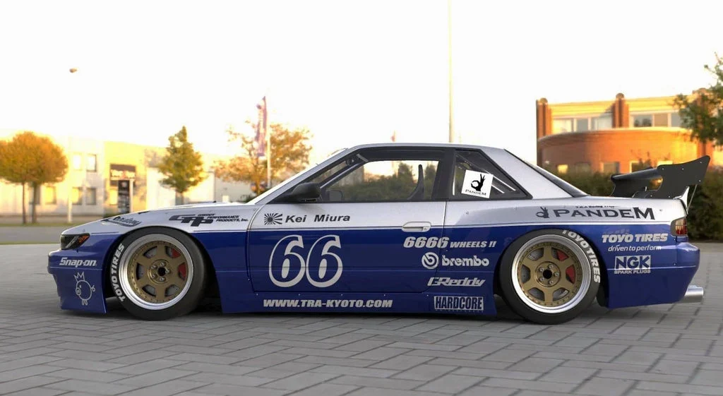 โป่งซุ้มล้อหลัง - 80mm (ชิ้นแยก) - V3.0 NISSAN Silvia [S13] Pandem ภาพสินค้าที่เลือก