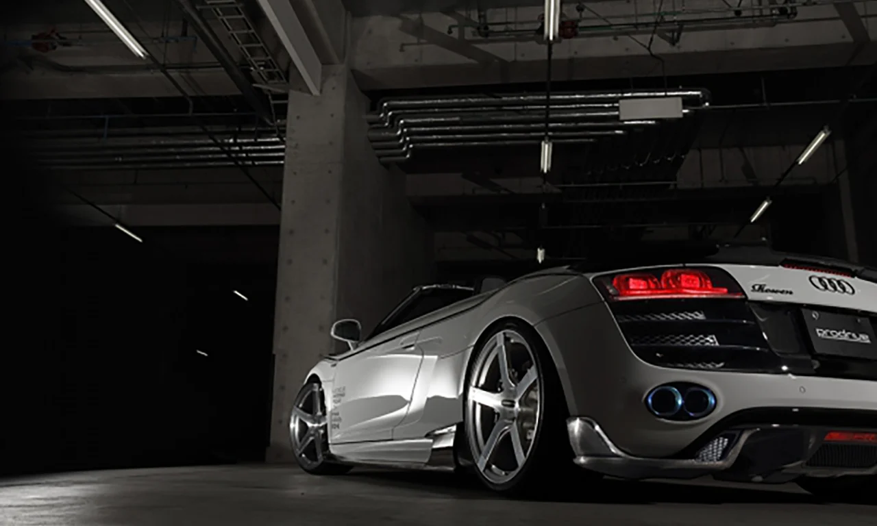 ชุดแต่ง Audi R8 Spyder 5.2(V10) 42BUJF 2010.10~2013.03 Rowen Japan ภาพ 2