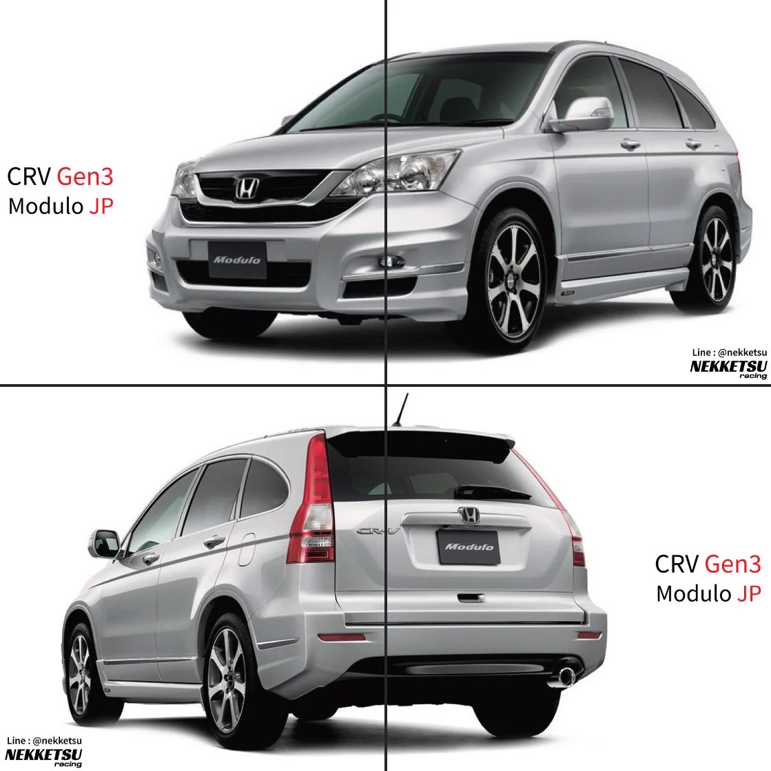 รูปชุดแต่ง ชุดแต่ง Honda CR V G3 2008 2011 Modulo V.2 ภาพที่ 1