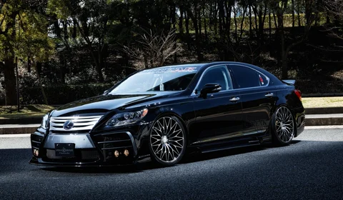กันชนหน้าพร้อมสปลิตเตอร์ ชุด 2 ชิ้น HYPER ZERO CUSTOM GT LEXUS LS 460ช่วงปรับโฉมกลาง K-Break ภาพสินค้า 1