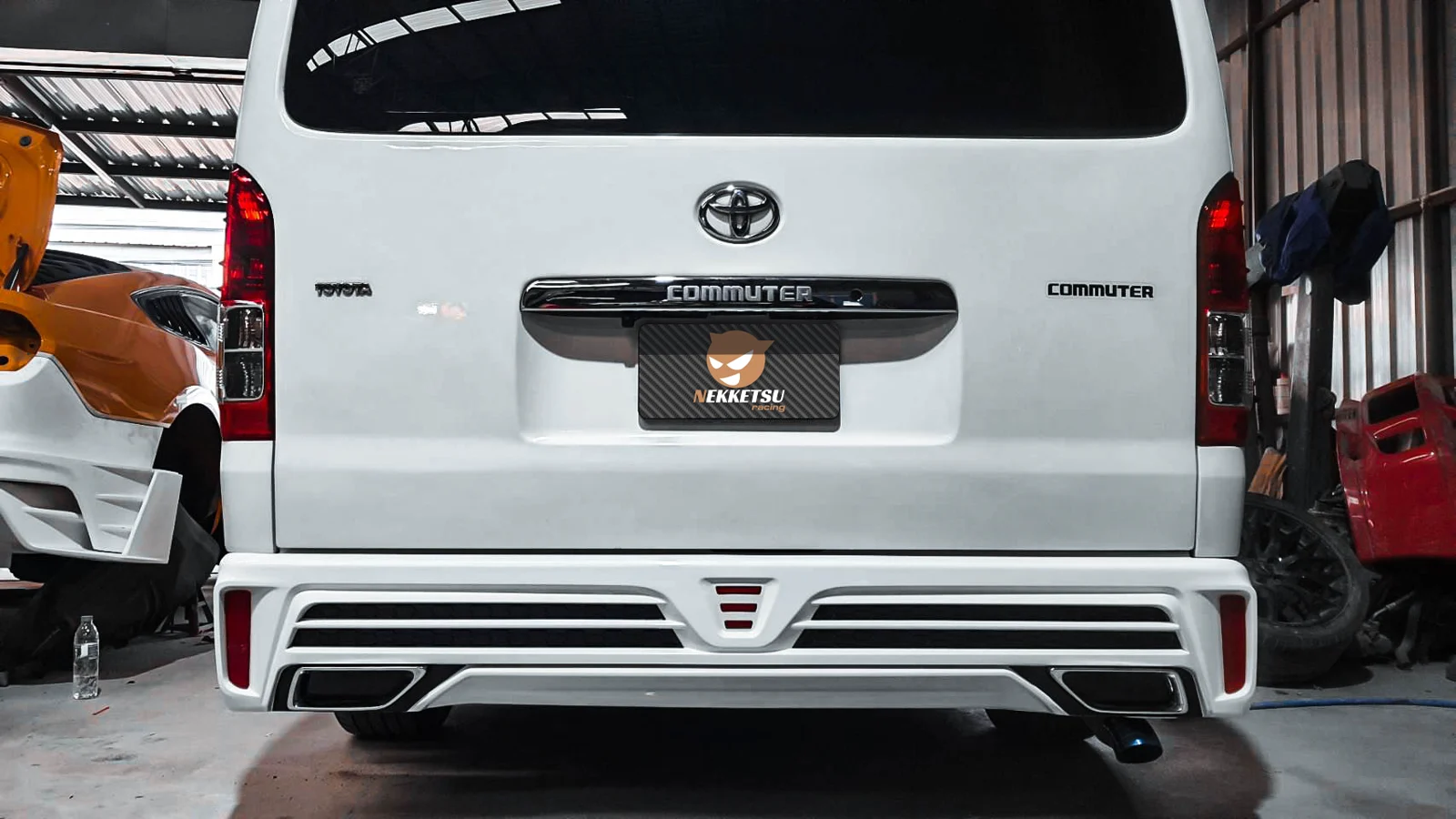 รูปชุดแต่ง ชุดแต่ง TOYOTA Commuter รถตู้ 2005 2018 ทรง Alphard V.2 ภาพที่ 4