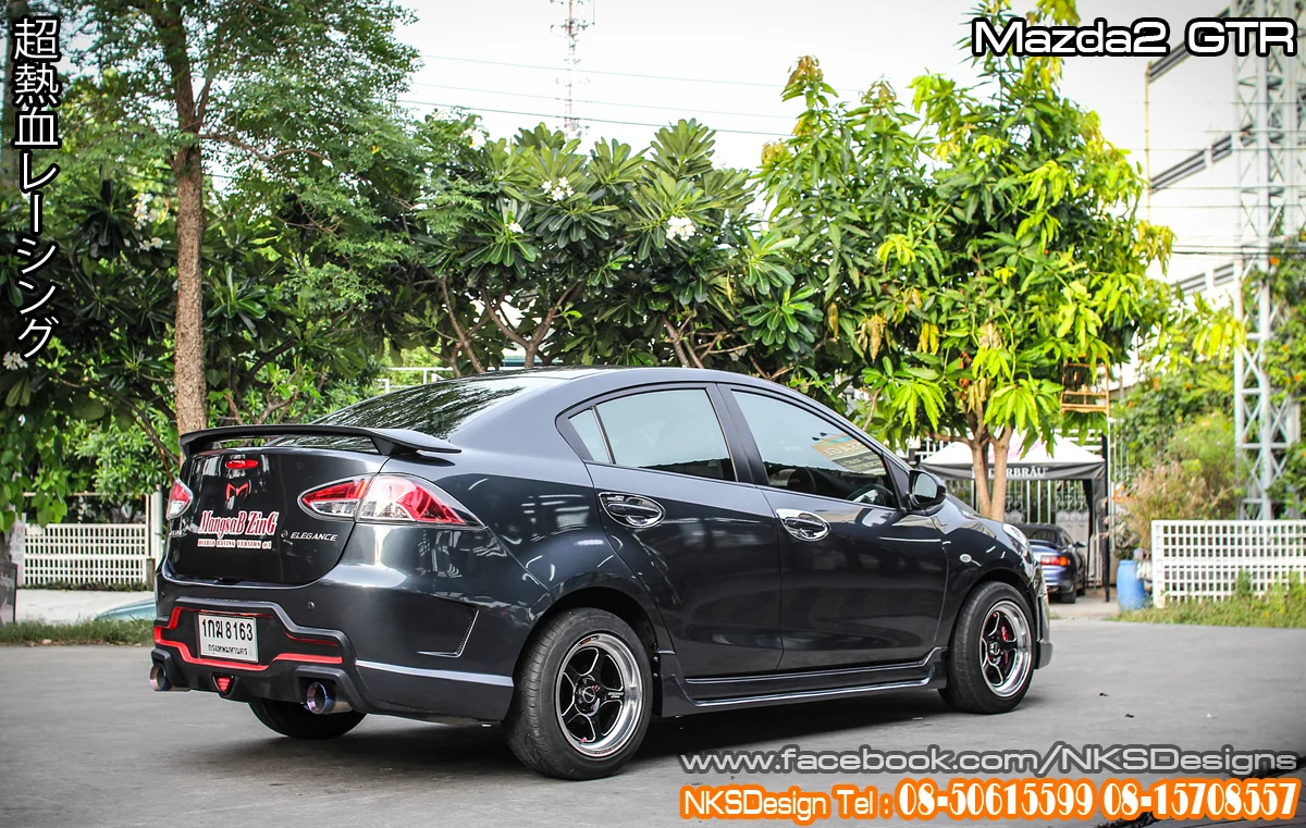 รูปชุดแต่ง ชุดแต่ง Mazda Mazda2 2009 2014 GTR 4 ประตู ภาพที่ 15