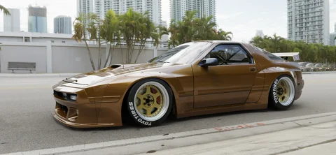 ชุดแต่งไวด์บอดี้ - V2.0 MAZDA FC RX-7 [FC3S] + V2.0 สปอยเลอร์ท้าย Pandem ภาพสินค้า 1