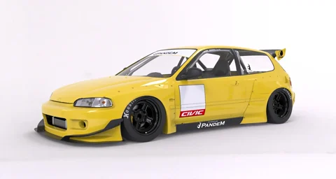 Splitter (ชิ้นแยก) - V1.0 HONDA EG Civic Pandem ภาพสินค้า 1
