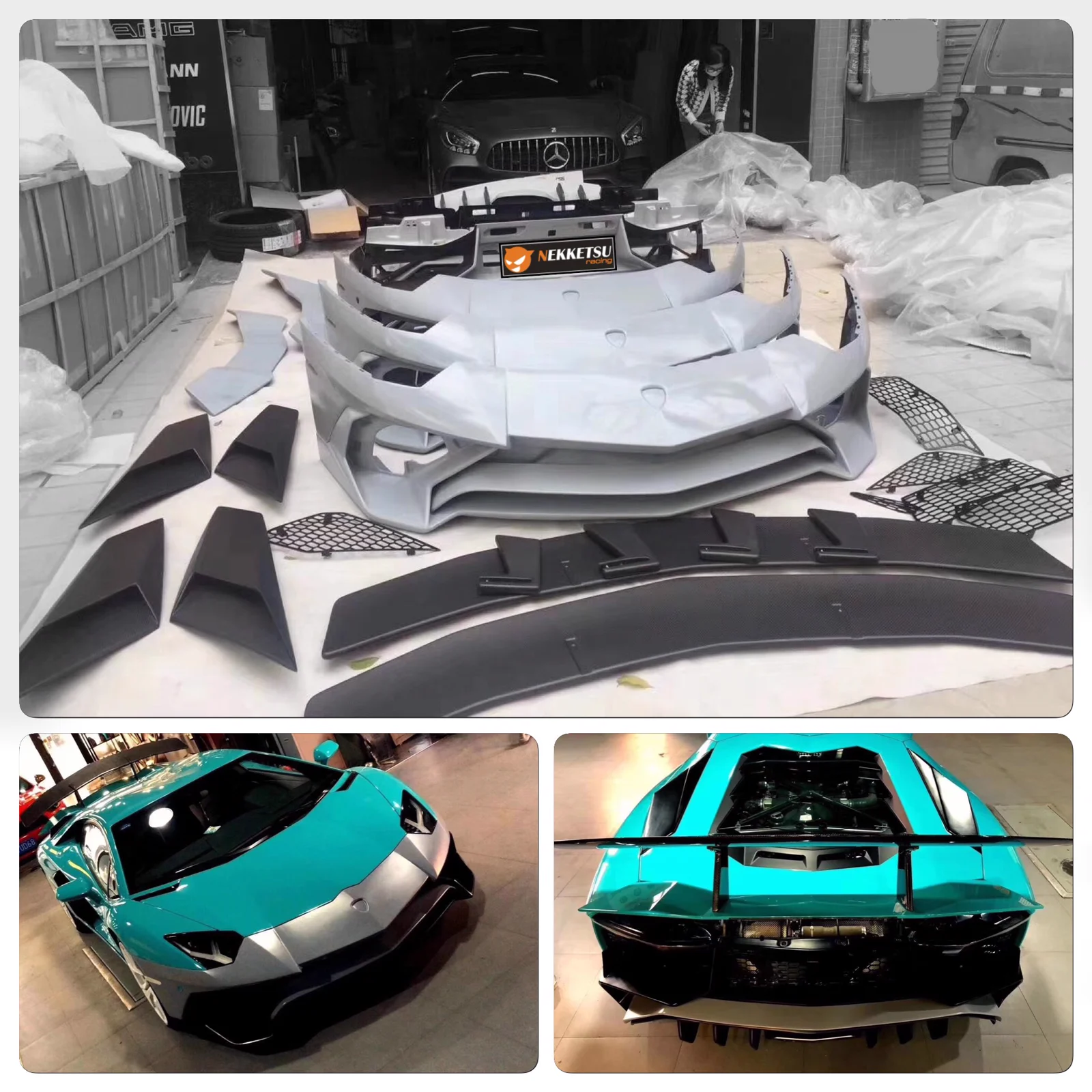 รูปชุดแต่ง ชุดแต่ง Lamborghini Aventador LP700 LP750 700เป็น750 ภาพที่ 9