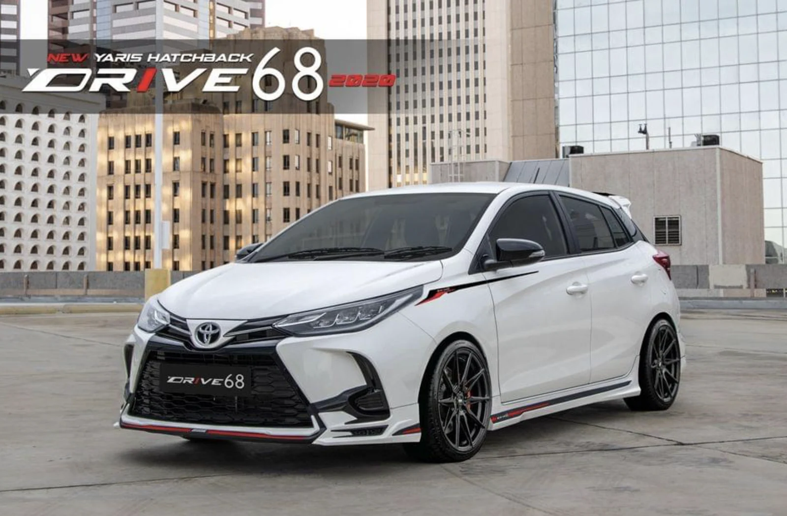 รูปชุดแต่ง ชุดแต่ง Toyota Yaris Ativ 20 23 Drive68 5 ประตู ภาพที่ 2