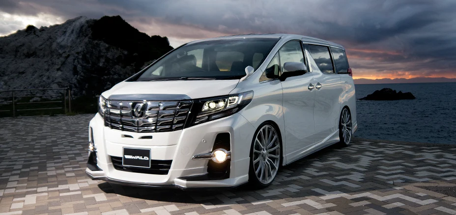 ชุดแต่ง TOYOTA ALPHARD S/SA/SR WALD Japan สปอร์ตไลน์ HALF TYPE ภาพ 13