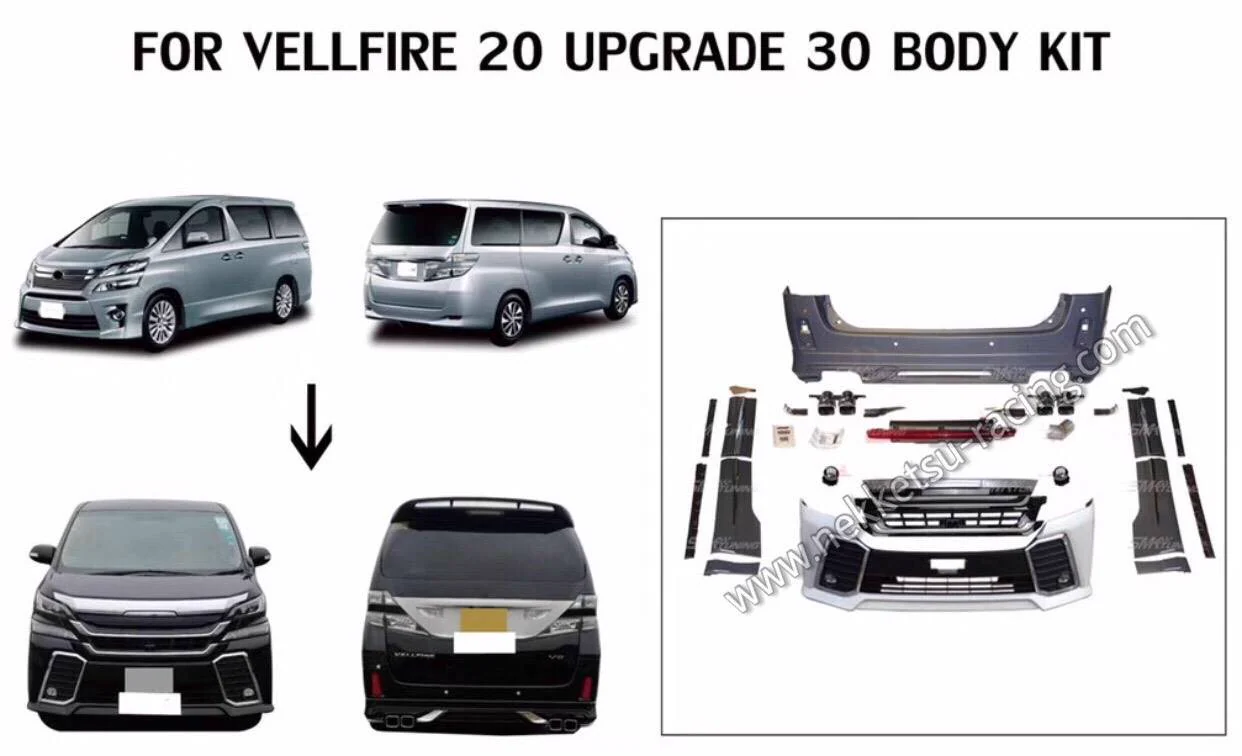 รูปชุดแต่ง ชุดแต่ง Toyota Vellfire20 2011 2014 เปลี่ยนเป็น AH30 ภาพที่ 6