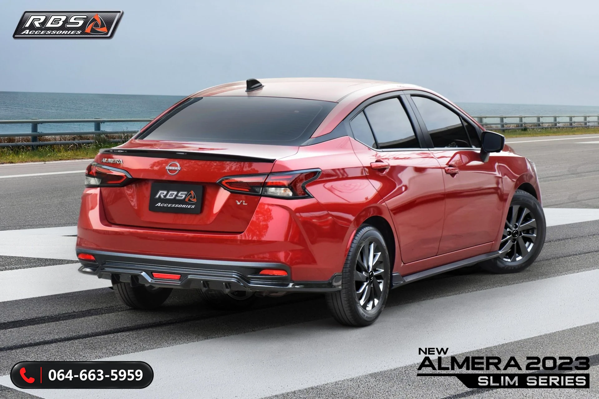 ชุดแต่ง NISSAN ALMERA 2023 SLIM SERIES RBS ภาพ 5
