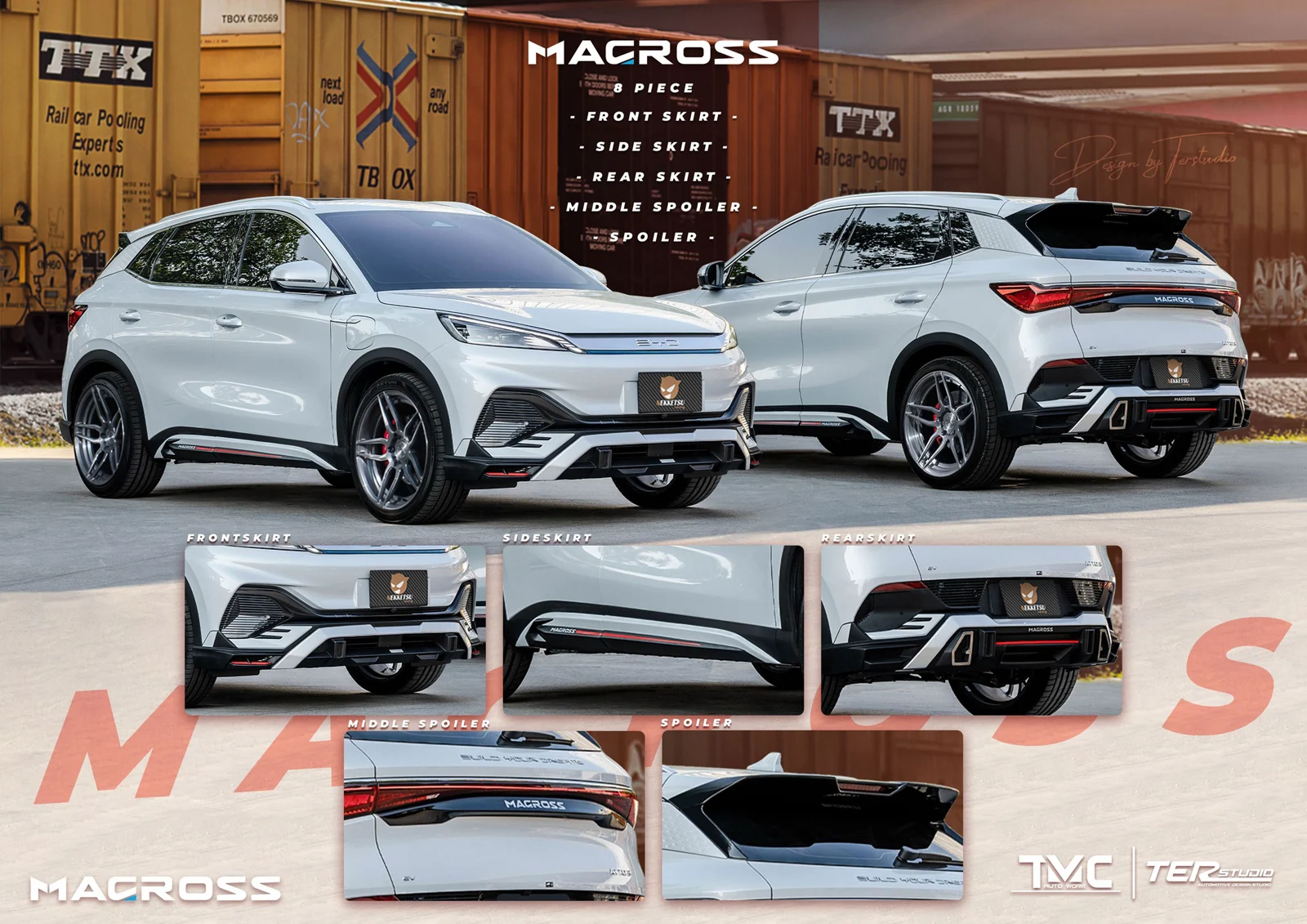 รูปชุดแต่ง ชุดแต่ง BYD Atto 3 MaCross ภาพที่ 6