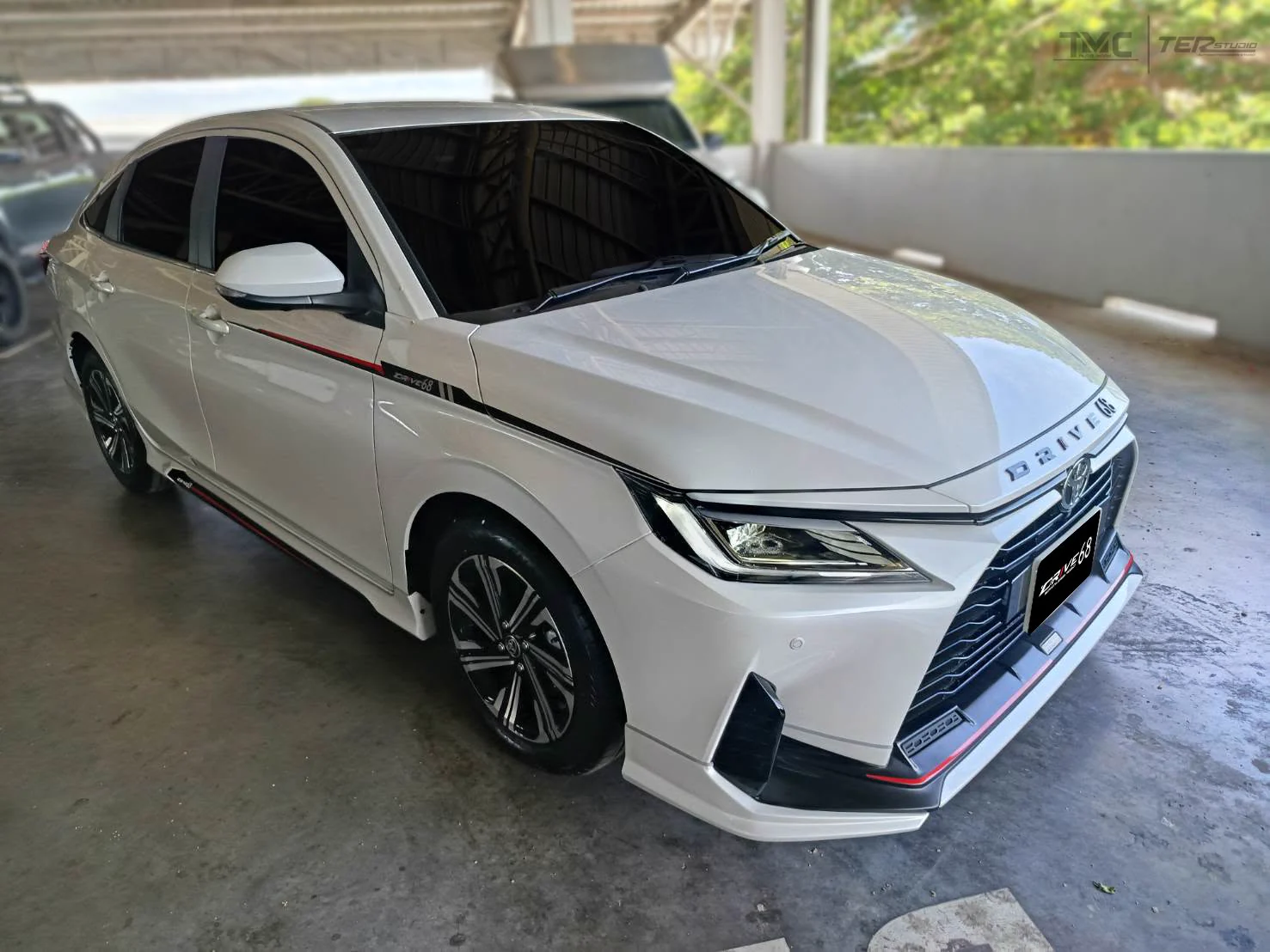 รูปชุดแต่ง ชุดแต่ง Toyota Yaris Ativ 24 26 Drive68 4ประตู Yaris Ativ Drive 68 ภาพที่ 8