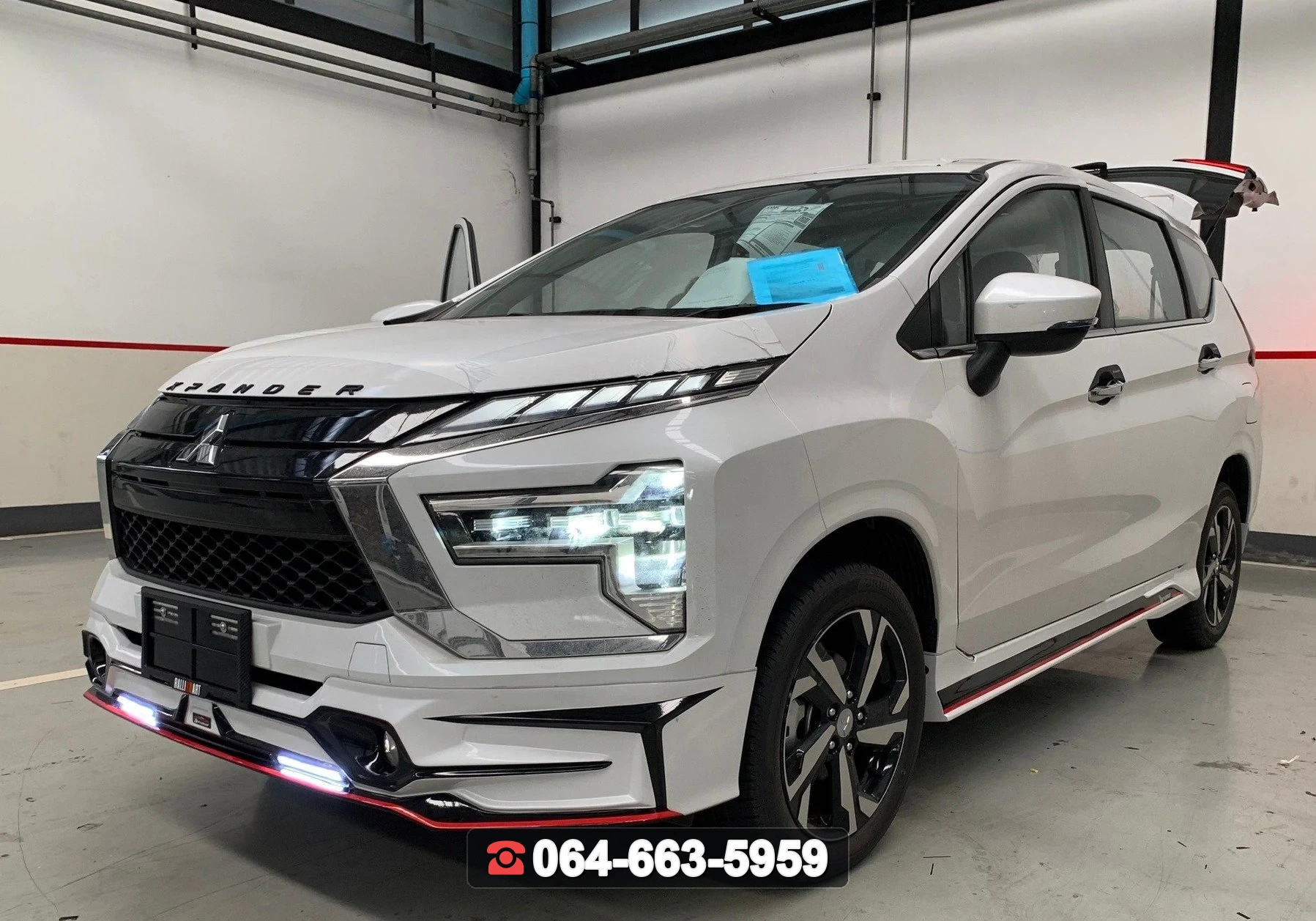 ชุดแต่ง MITSUBISHI Xpander GT 2022 V.2 ท่อใบไม้ RiderM ภาพ 1