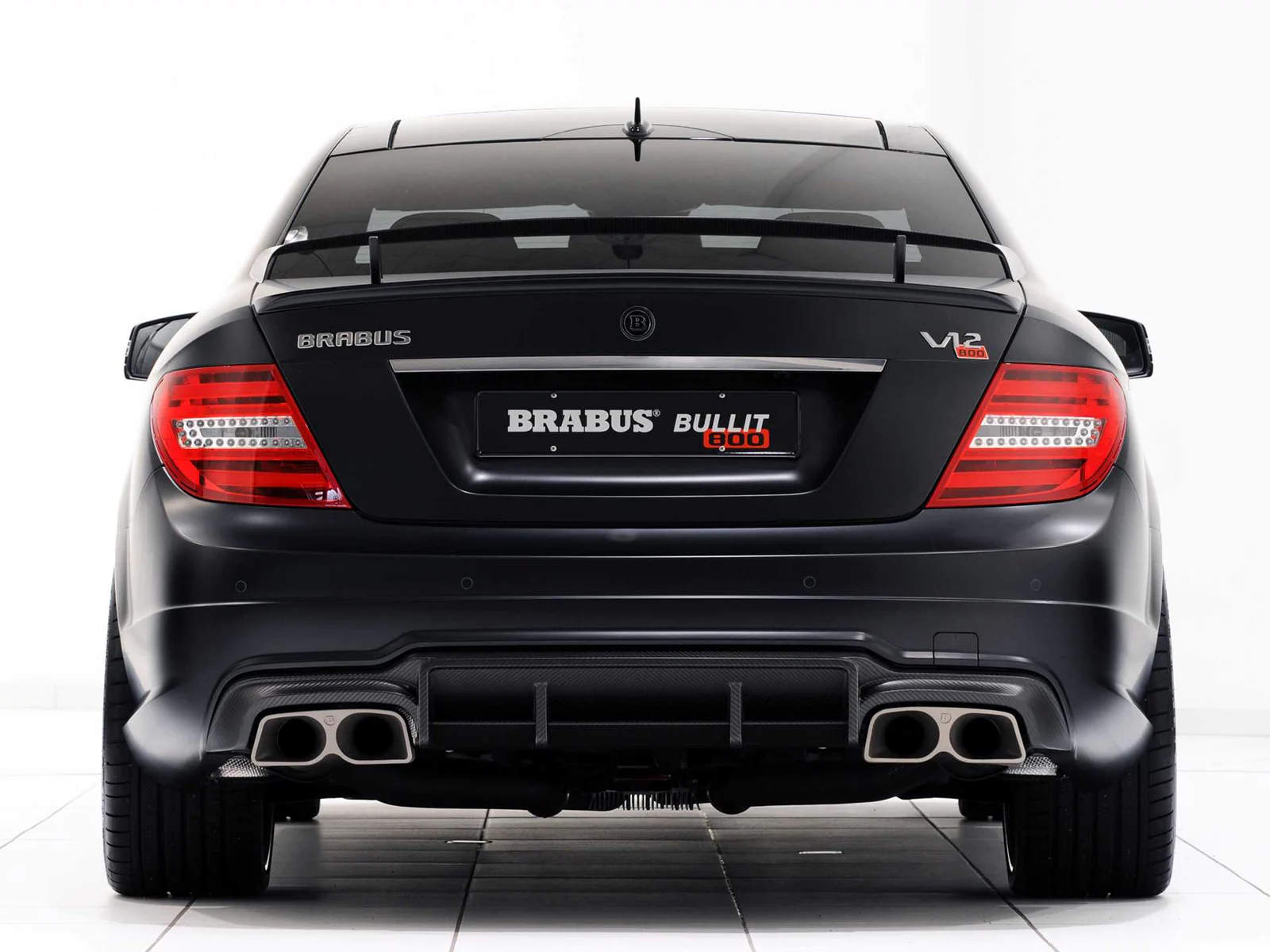 รูปชุดแต่ง ชุดแต่ง Mercedes-Benz C Class W204 2010 2014 Brabus B800 facelift ภาพที่ 1